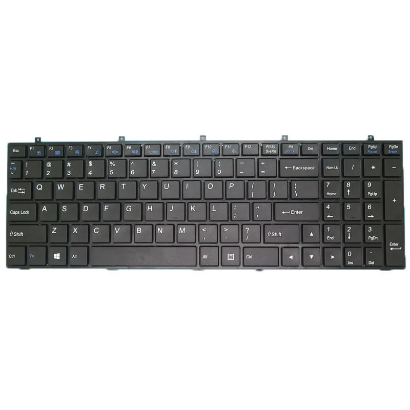 Клавиатура для ноутбука AVADirect W355SSQ W370SS английская американская черная рамка