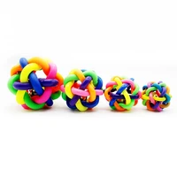 cute safety colorful toy pet ball plastic rubber dog supplies
