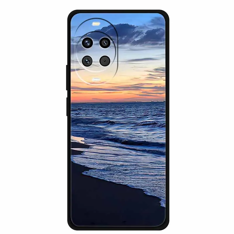 Фото Чехол для телефона Huawei nova 14, цветной бампер с цветочным принтом, модный окрашенный чехол, мягкие чехлы из ТПУ на заднюю панель для nova14 Pro Ultra Para №2