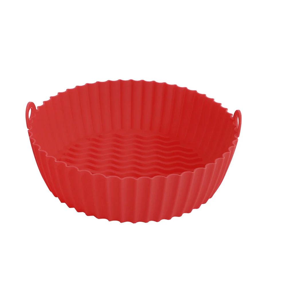 

Fryer Air Silicone Basket Liner Liners Pot Baking Oven Accessories Pan Parchment Paper Reusable Round Tray Kitchen Steamer Non