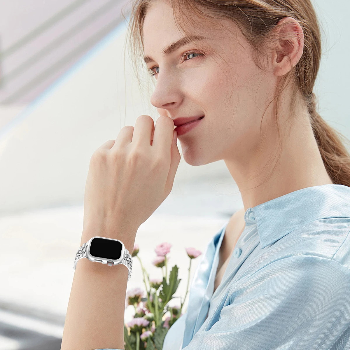 Чехол для Apple Watch series 10 42 мм 46 мм, Матовый Жесткий Бампер из поликарбоната, защита экрана, аксессуары для iWatch series 10 4246 мм (art.: 3920c97611ff2) - 3920c97611ff2