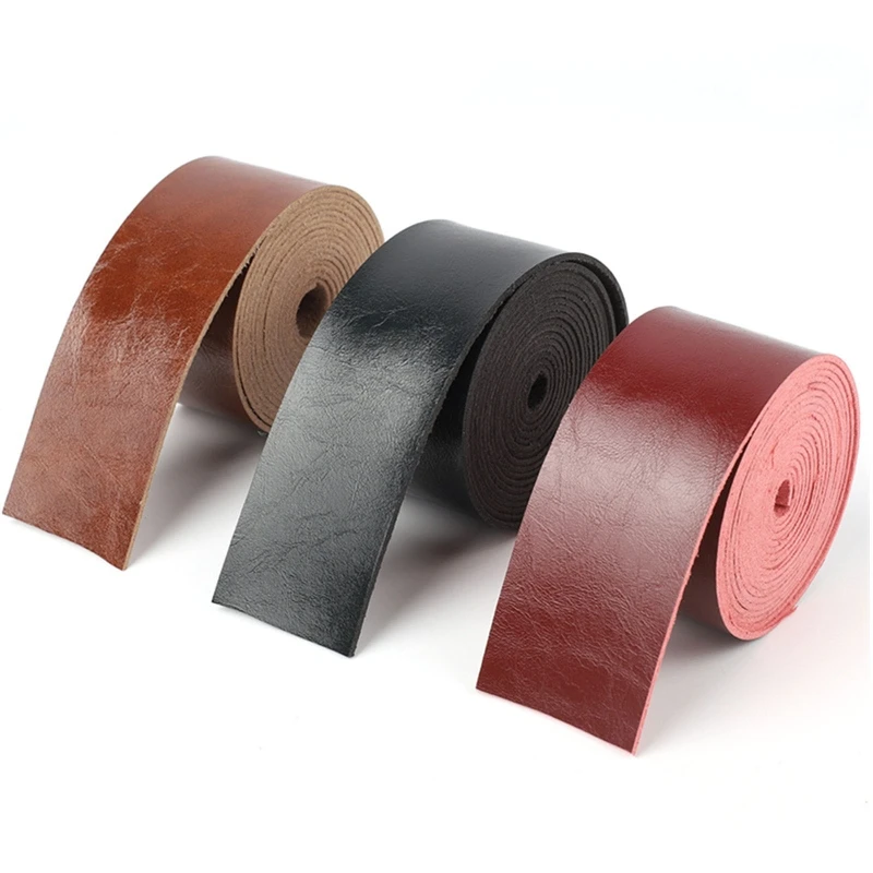 

2 Meters Microfiber Leather Strap Belt Strips Suitable for DIY Sewing Craft Projects Pet Collars Traction Ropes