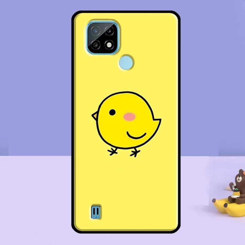 Милые желтые цыплята утка для OPPO Realme 8i 7 8 Pro C21 C3 GT Neo 2 Master чехол OnePlus 9R 8T 9 Nord |
