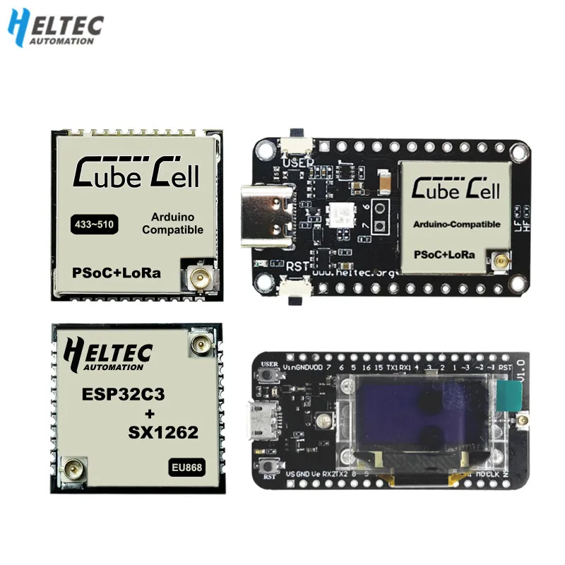 Heltec Lora Node CubeCell Module CubeCell – Dev-Board (V2) GPS-6502 Capsule Solar Sensor Development  Board