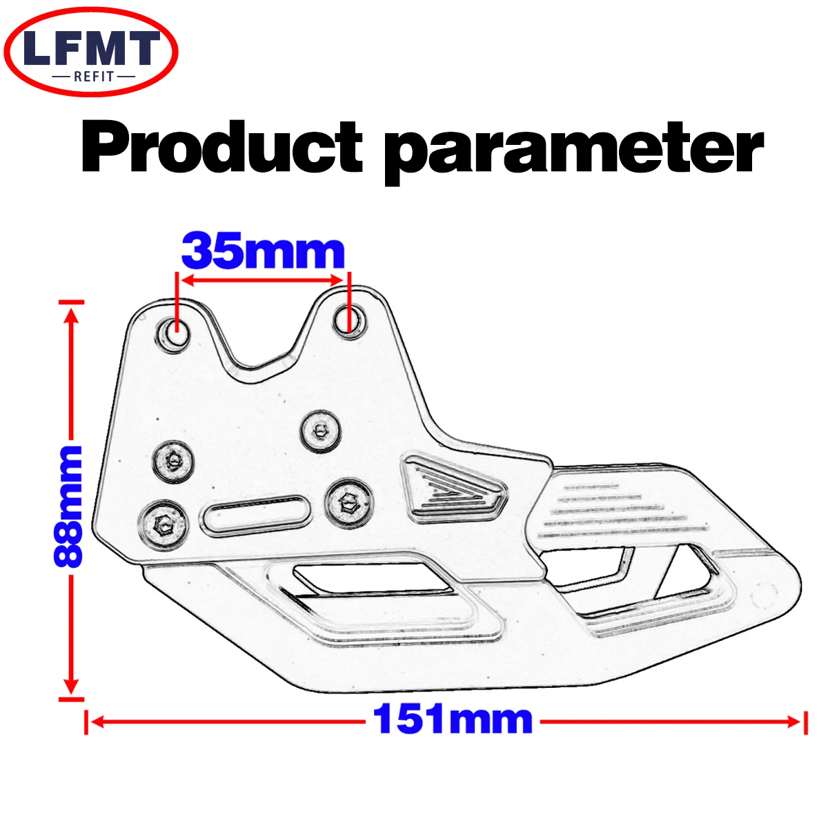 Внедорожный мотоцикл CNC230 направляющая Звездочка из алюминиевого сплава для Honda