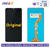 x650 lcd for infinix hot 8 lcd display touch screen digitizer assembly replacement for infinix hot 8 lite x650c x650b x650d