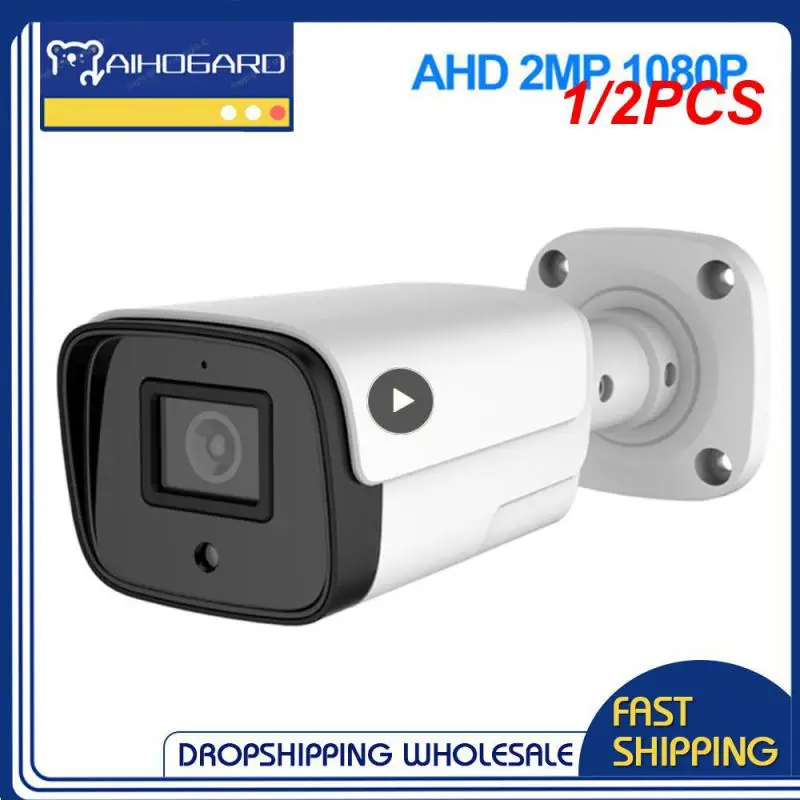 

1/2PCS Two Way Audio POE CCTV Video Surveillance Camera Outdoor Security Cam 4K/5MP Full Color Night Vision POE IP Camera