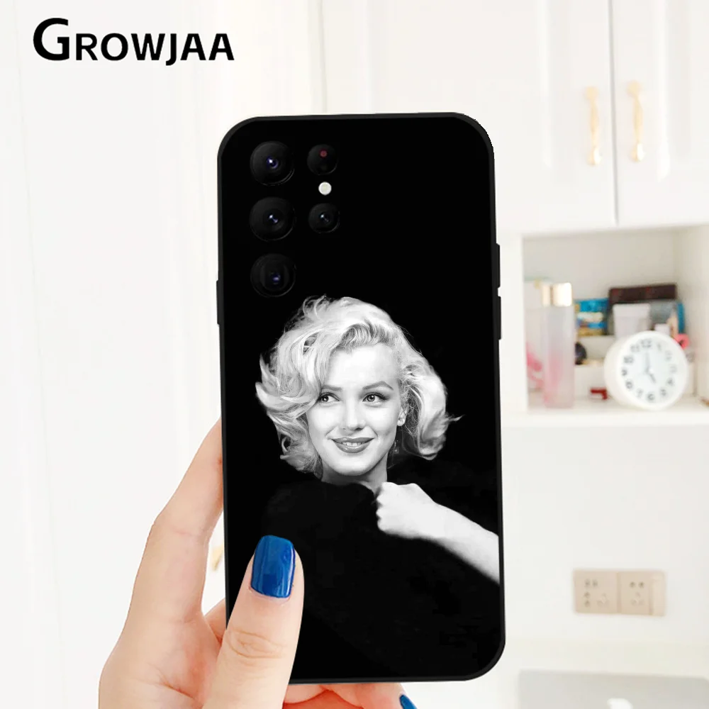 Чехол для телефона M-Marilyns M-Monroes Sexy Girl Samsung Galaxy S25 S24 S22 S23 Ultra S21 S20 Plus 5G Защитный