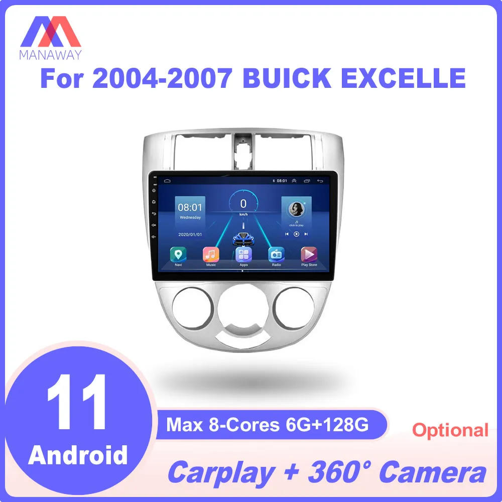 

10.1 Inch Android Player ForBUICK EXCELLE 2004-2007 DSP CarPlay Car Radio Stereo Multimedia Video MP5 Navigation GPS 2Din