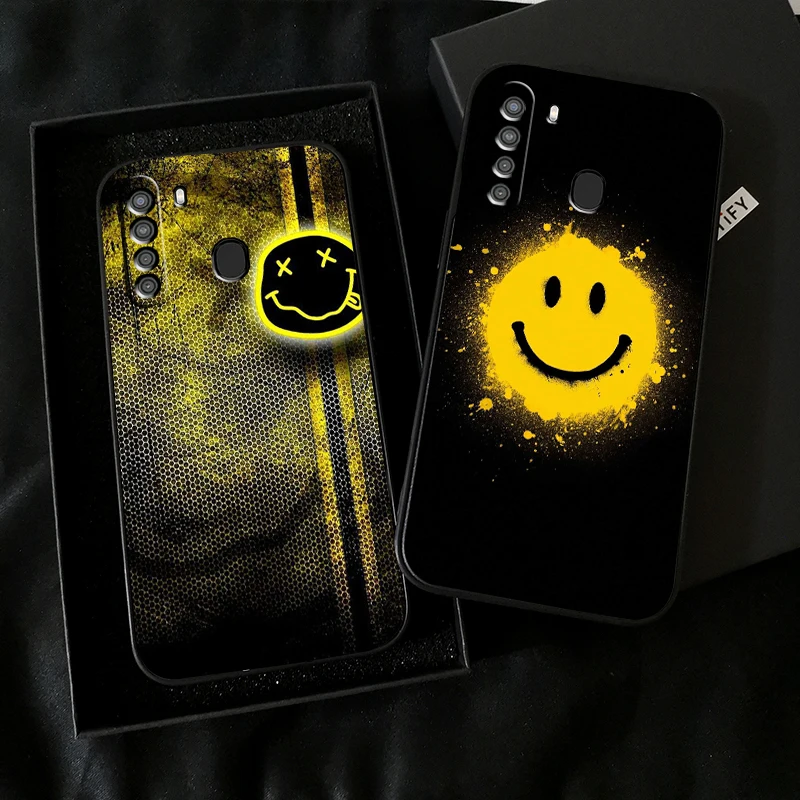 

Lovely Sunshine Smiling Face Phone Case For Samsung Galaxy S20 S20FE S20 Ulitra S21 S21FE S21 Plus S21 Ultra Funda Back Coque