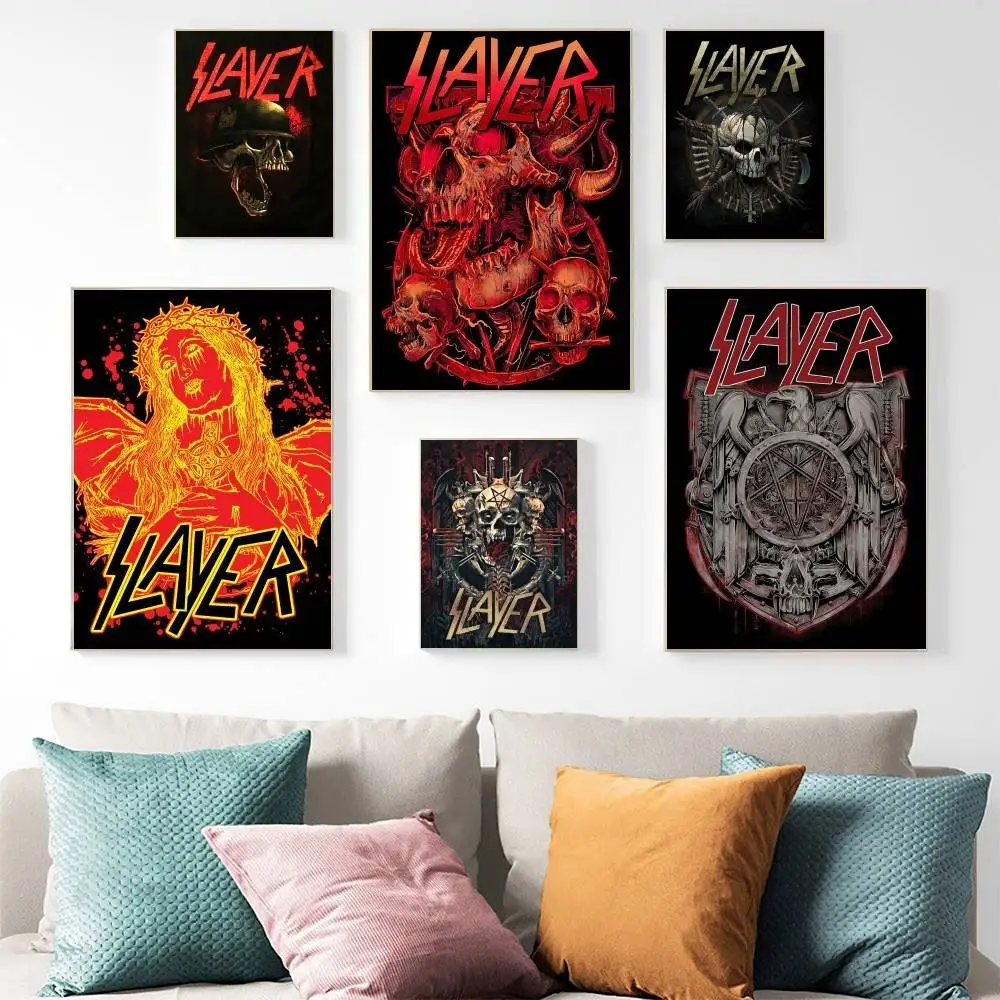 Фото Постер группы S-Slayer, настенное искусство для декора кабинета и гостиной, уникальное украшение для дома, подарок с изображением №2
