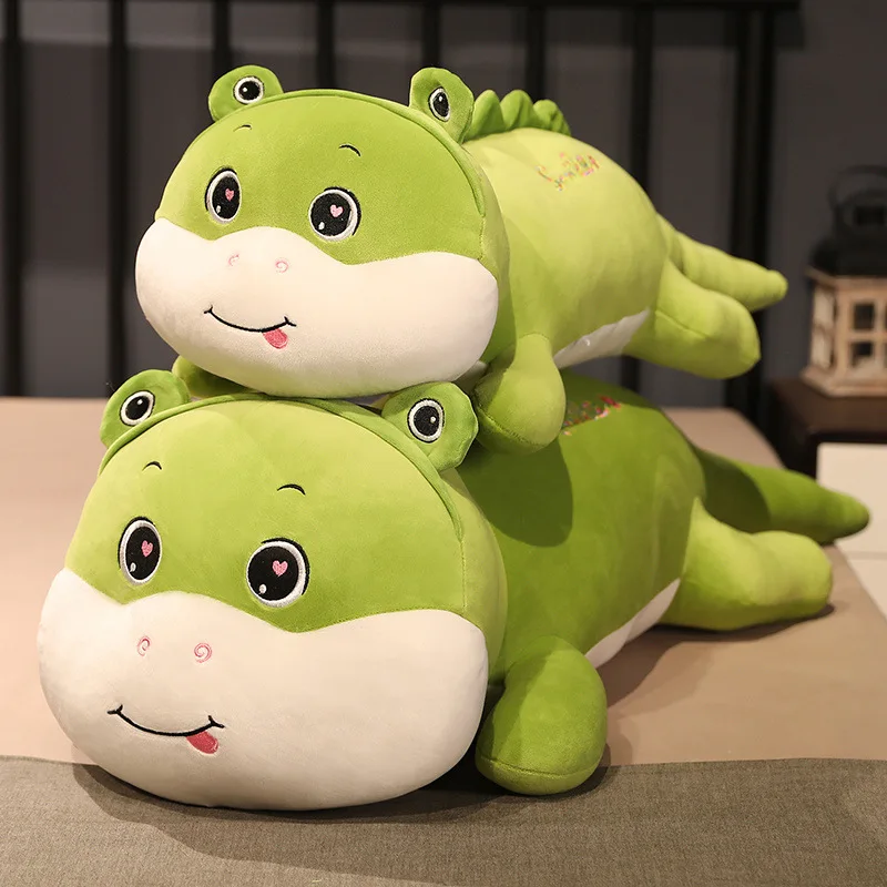 

Kawaii cute dinosaur plush toy big doll bed sleeping clip leg soft pillow doll doll birthday gift