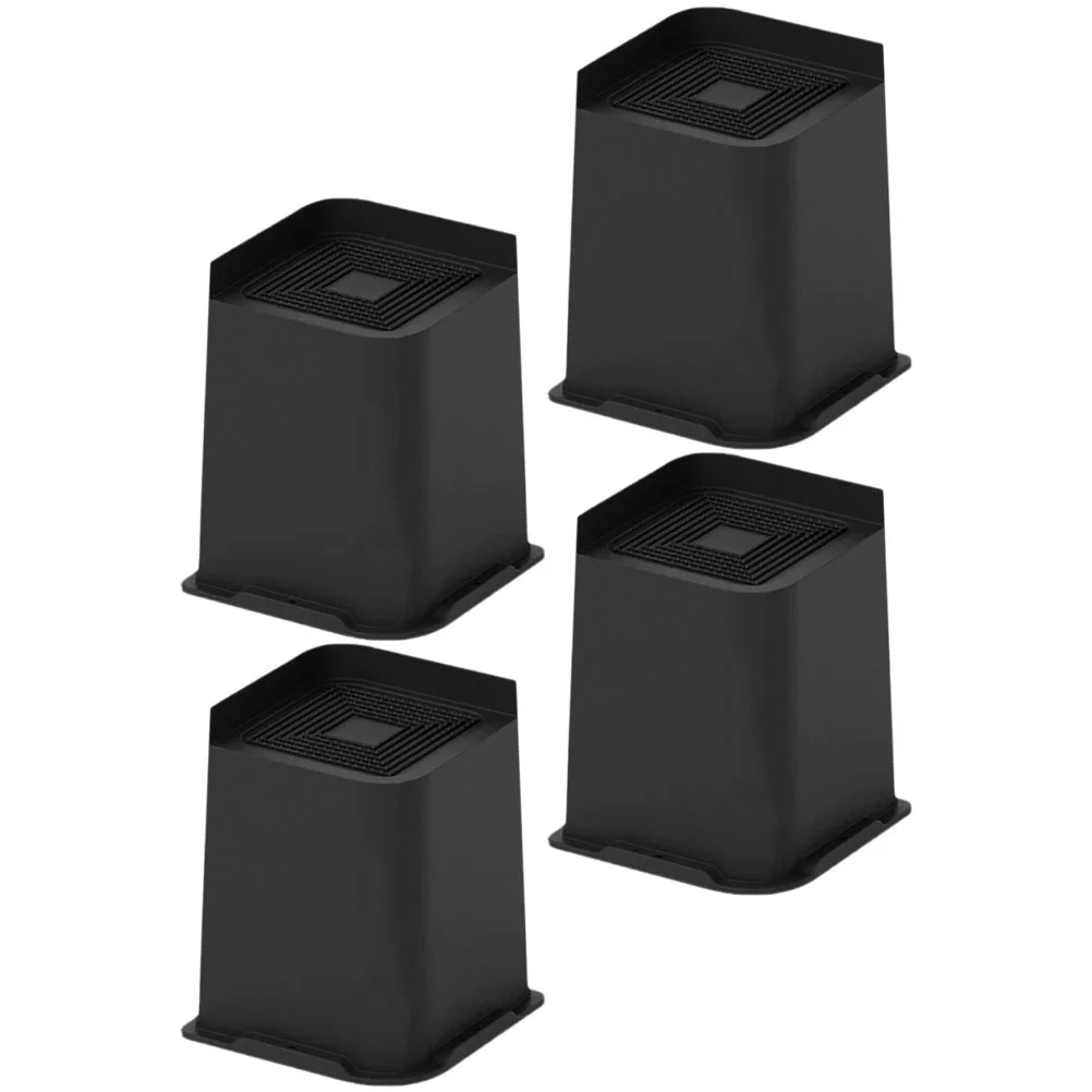 

4 Pcs Furniture Height Increaser Heavy Duty Desk Frame Lift Risers Block Extender Chair Couch Lifter Leg