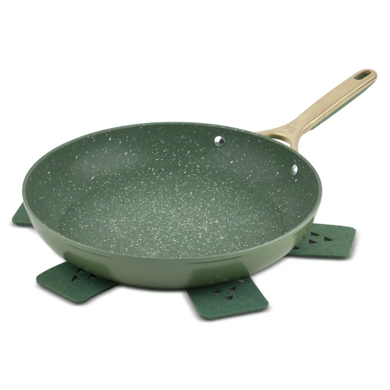 

Thyme & Table Nonstick 12" Supreme Fry Pan, Olive