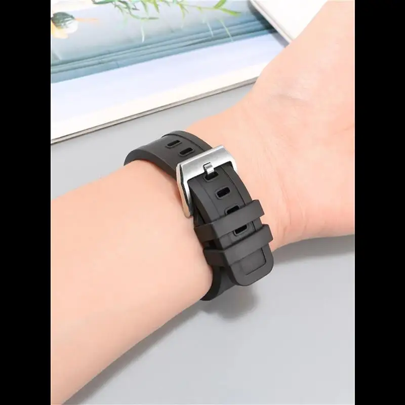 Быстросъемный ремешок для часов из фторкаучука IWC Aquatimer Series IW 356802 376705 376710 Мягкий