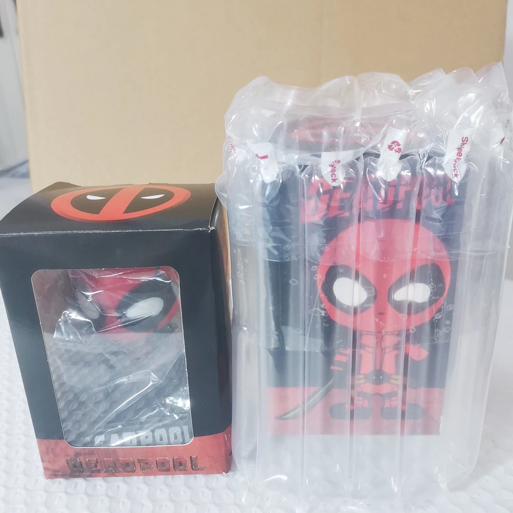 12cm figure deadpool shaking head doll office desktop car decoration bobble heads action figurine toys mobile phone bracket free global shipping