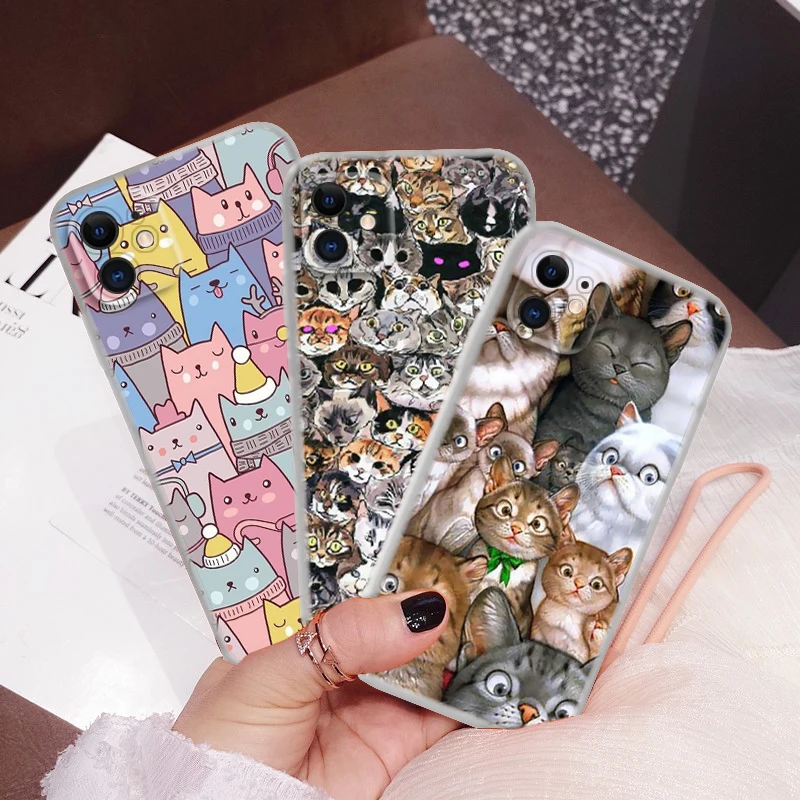 61LM Retro cat Soft чехол для Moto G4 Plus G41 G5 G50 G51 G5S G6 Play G60 G7 Power G71 G9