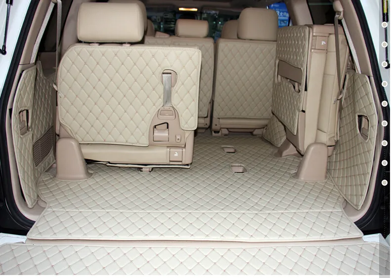 

Good quality! Special car trunk mats for Toyota Land Cruiser 100 2007-1998 7 seats boot carpets cargo liner cover,Free shipping