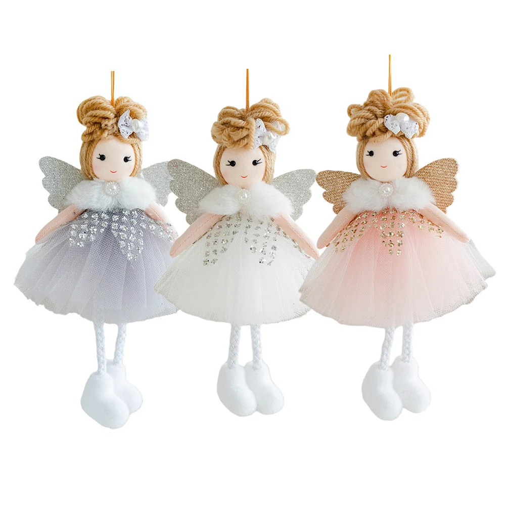 Рождественский ангел плюшевая кукла подвеска рождественская елка подвесная 16*9