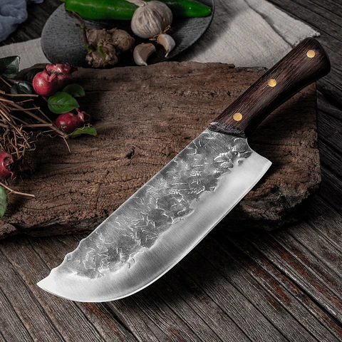 Кованый нож 5Cr1 5Mov из нержавеющей стали, ножницы для мяса, овощей, мясника, кухонный набор ножей шеф-повара, ножницы для куриных костей