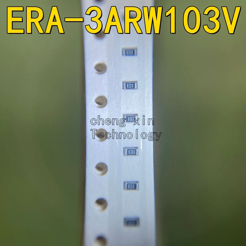 

ERA-3ARW103V 100 шт. 50 шт. 20 шт. шелкография: 103 пленочные резисторы 10 кОм ± 0.05% 100 мВт чиповый резистор ERA3ARW103V