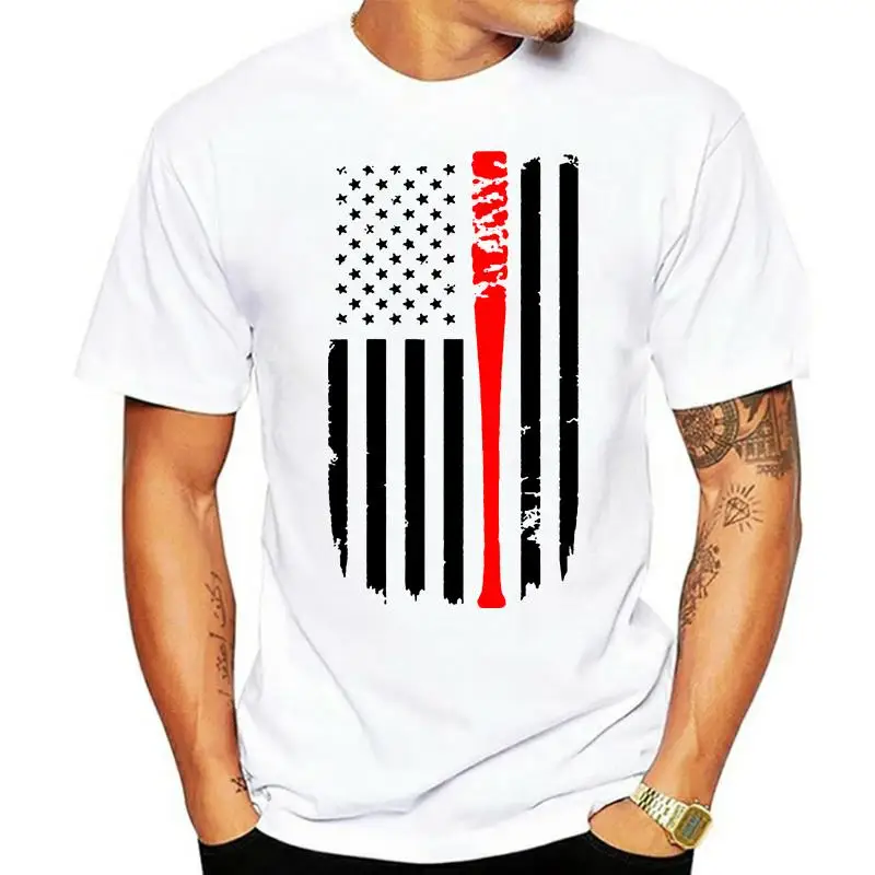 2022 New Hot Sale T-shirt Walking Dead Lucille Men's Grey Tshirt S to 3XL