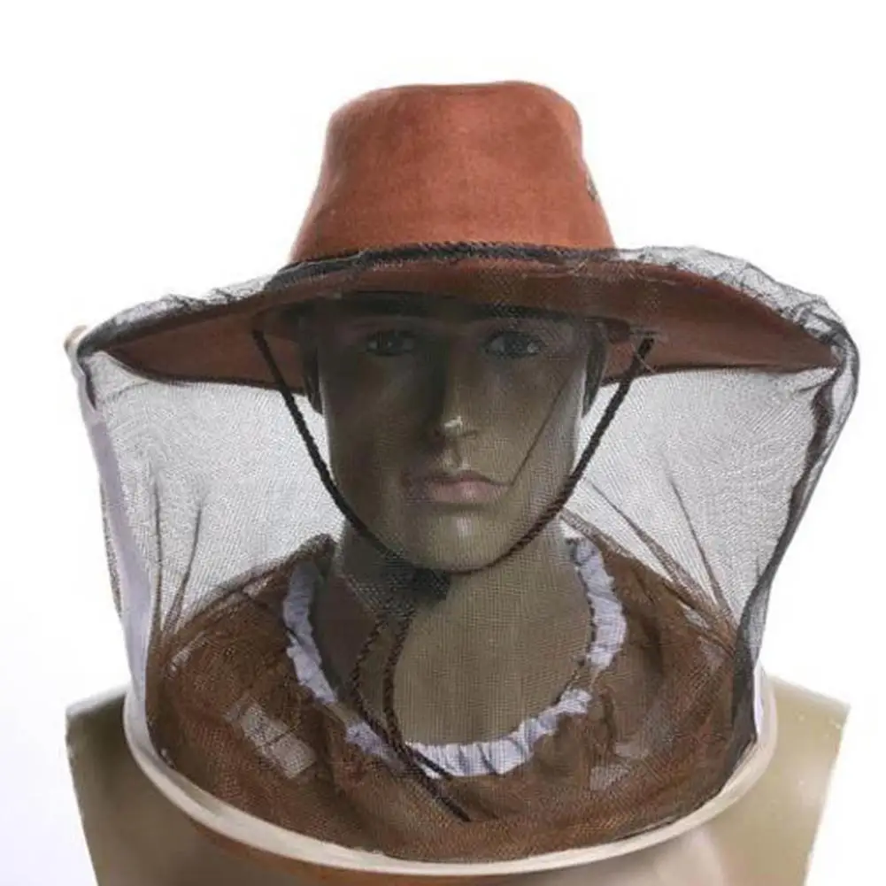

Beekeeping Cowboy Hat Beekeeping Protector Cap Beekeeper Fly Comfortable Bee Cowboy Anti Design Insect Net Hat Z9f3