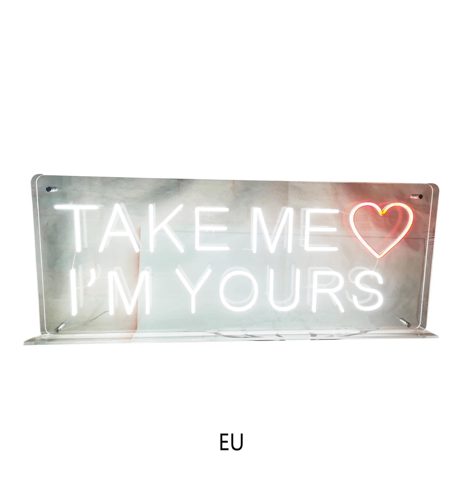 

Neon Light Warm Adjustable Brightness Durable Letter Shape Lamp Energize Lighting Accessory Decor Warm White Red 1