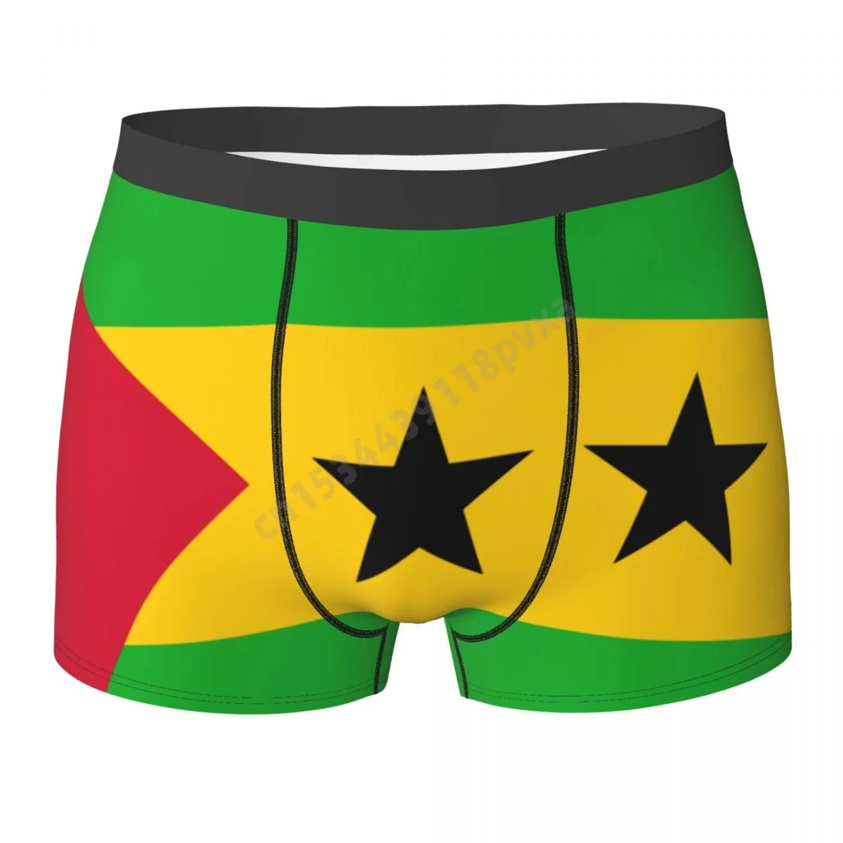 

Men Panties Sao Tome And Principe Flag Country Boxer Shorts Polyester Underpants For Boys Male Large Size
