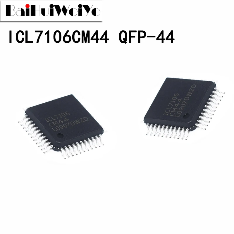 

5PCS ICL7106CM44 ICL7106 QFP44 QFP-44 SMD New Original IC Good Quality LCD/LED Display Driver Chip