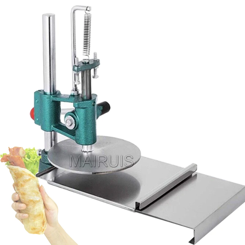 

Pizza Dough Press Machine Manual Flattening Press Dough Roller Sheeter Pressing Machine Pastry Presser