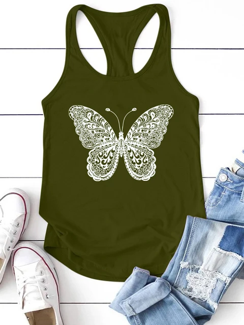 Sleeveless Loose Summer Tank Top t 3