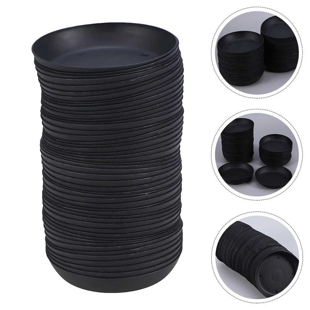 

30 Pcs Plastic Trays House Pots Plastic Pots Indoor Pot Drip Trays Square Plastic Saucers Indoor Serving Round