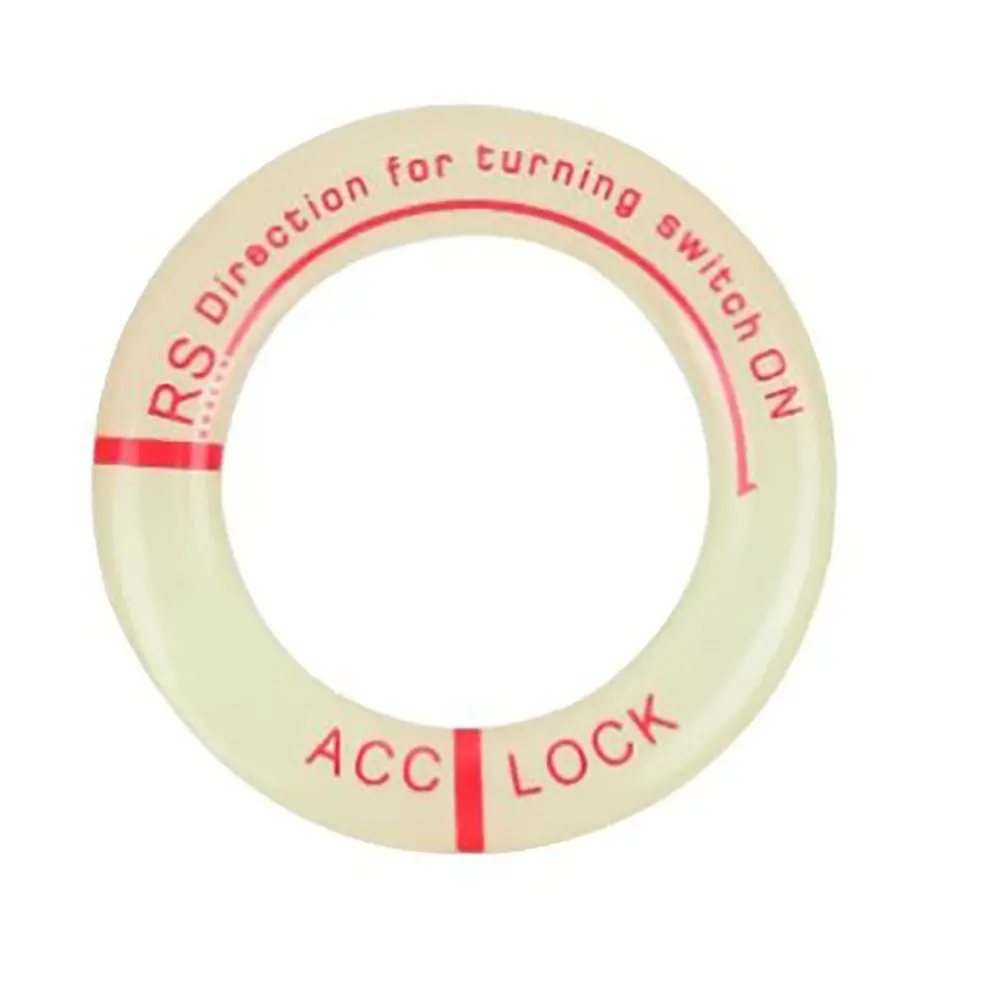 

Флуоресцентная крышка переключателя зажигания, украшение для автомобиля, фторсферическое кольцо для ключей, отверстие, наклейка, аксессуары для интерьера, автомобильная наклейка, стикер