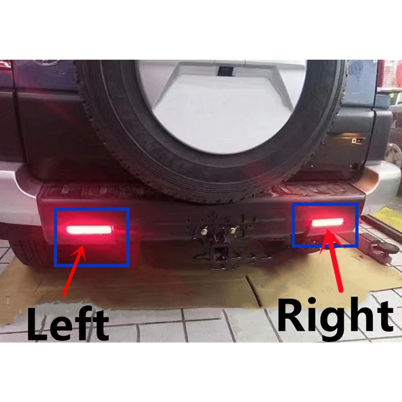 Одна пара для Toyota FJ Cruiser 2007- 2014, отражатель заднего бампера, модифисветильник светодиодных ламп (art.: 3920bcd924263) - 3920bcd924263