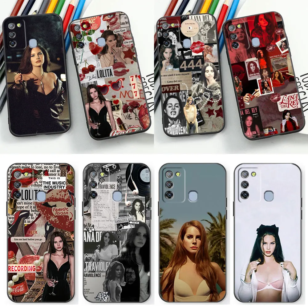 Чехол для смартфона Лана Дель Рей и певица Infinix Note Zero Tecno Pova Camon 30 30I 12 12G96 11 10 Vip Play 20 5