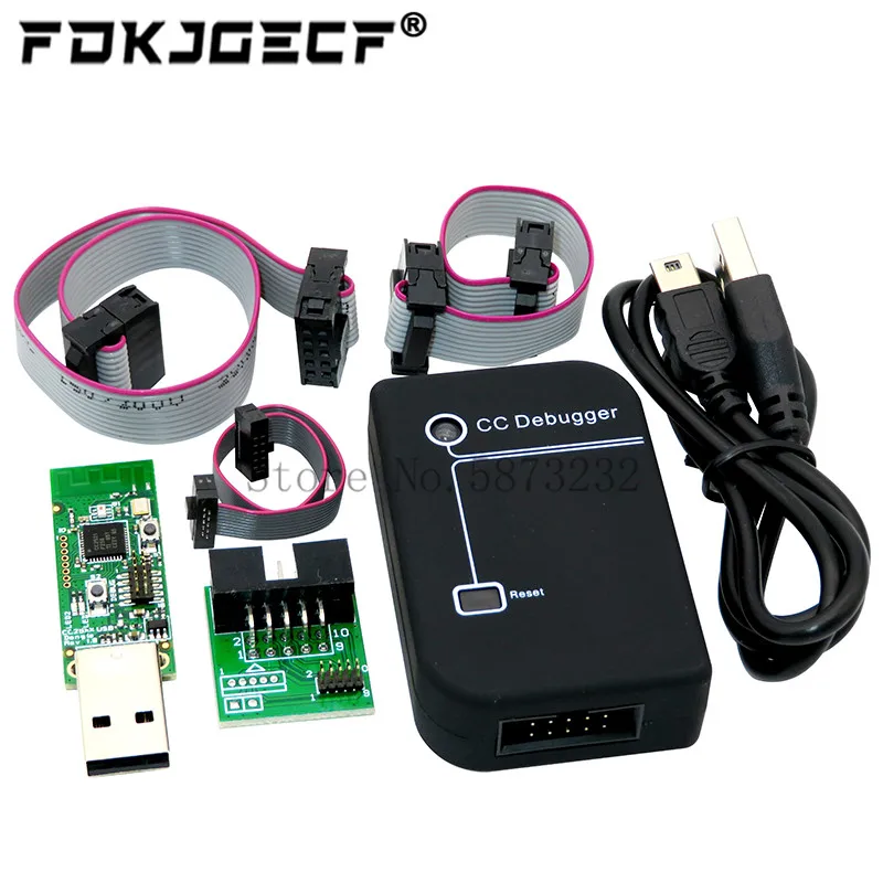 Фото CC-отладчик CC2531 Zigbee CC2540 Sniffer Беспроводной Bluetooth 4.0 Dongle Плата захвата USB-модуль программатора Кабель загрузки №1