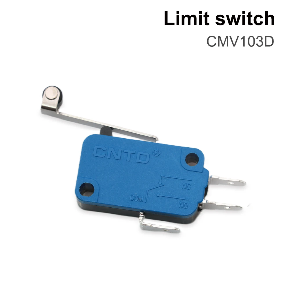 

CMV103D High Quality Small Limit Switch Applicable 110V / 220V Momentary Micro Switch Long Handle for CO2 Laser machine