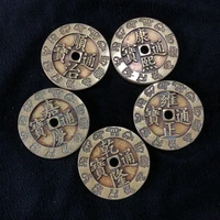 chinese collectible five emperors copper coin auspicious souvenir home decoration gifts