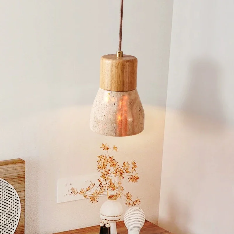 Светодиодная люстра из натурального желтого пещерного камня подвесной