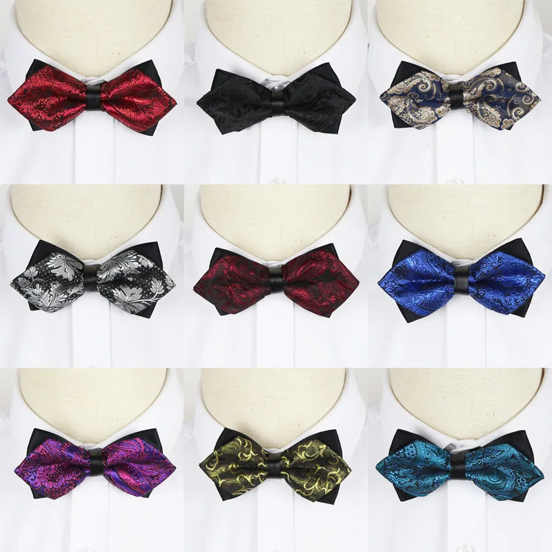 

Мужские галстуки, модные галстуки-бабочки для бизнеса, Свадебный галстук-бабочка с конфетным принтом, женские и мужские аксессуары с бантом...