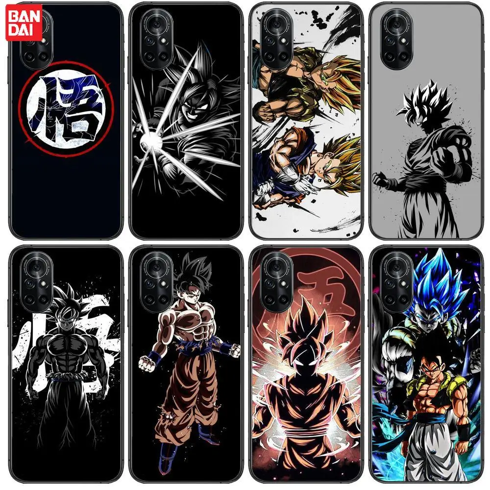 

Dragon Ball Goku Clear Phone Case For Huawei Honor 20 10 9 8A 7 5T X Pro Lite 5G Black Etui Coque Hoesjes Comic Fash design