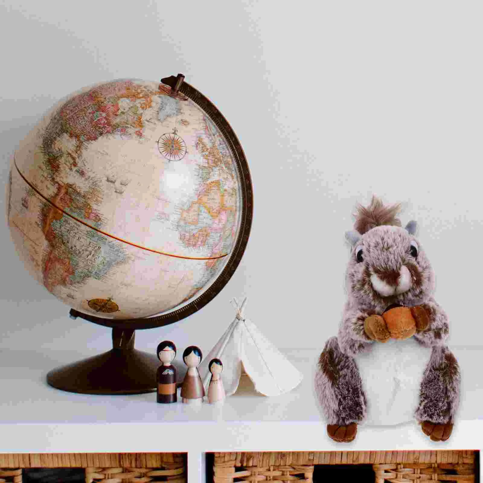 Плюшевые куклы-мишки игрушка-белка детские животные маленькие игрушки хлопковые