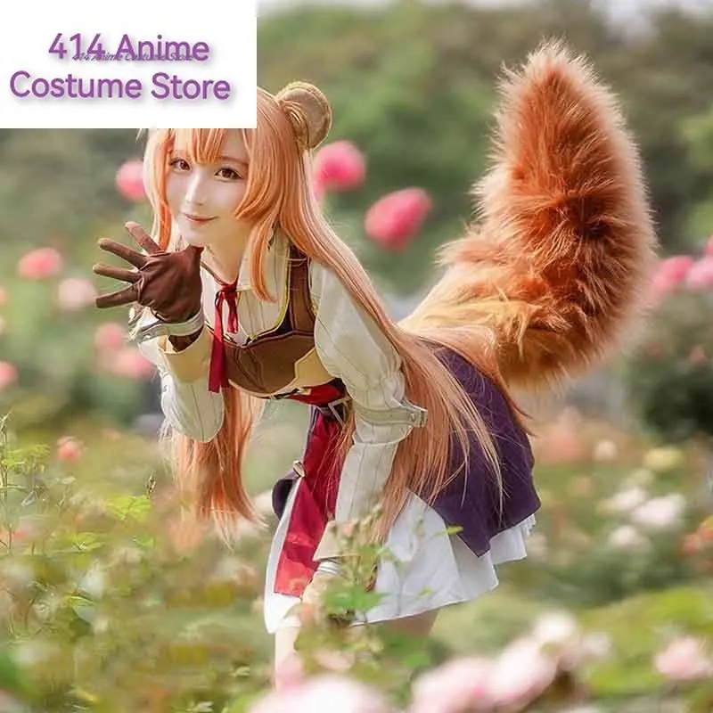 Аниме Tate no Yuusha Nariagari Rising of Shield Hero Raphtalia Косплей Костюм платье наряд женский аниме
