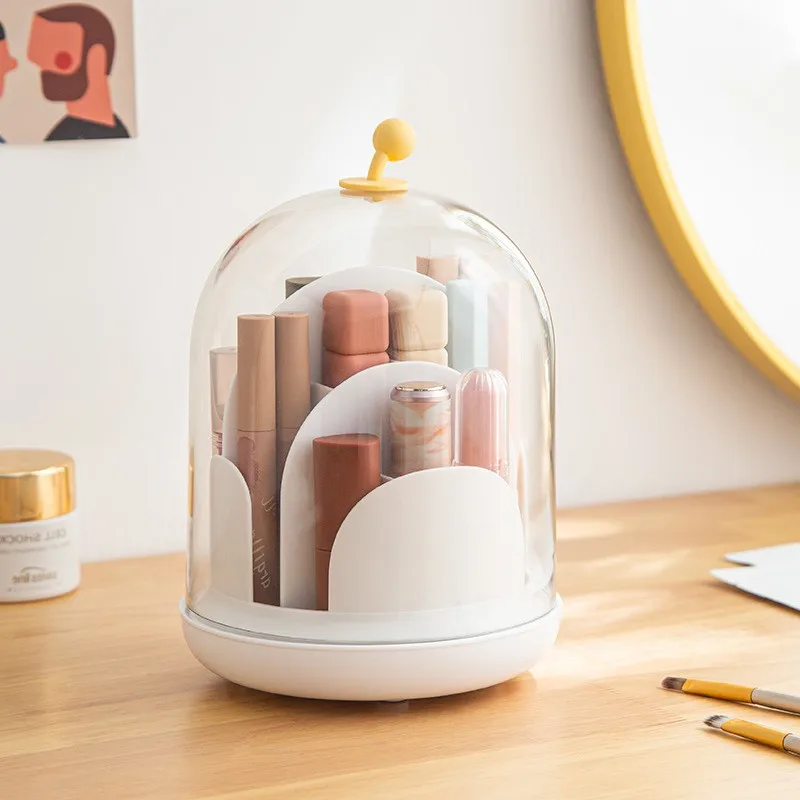 

Держатель для кистей для макияжа, вращающийся на 360 ° органайзер для помады, коробка, модный Настольный держатель для хранения косметически...