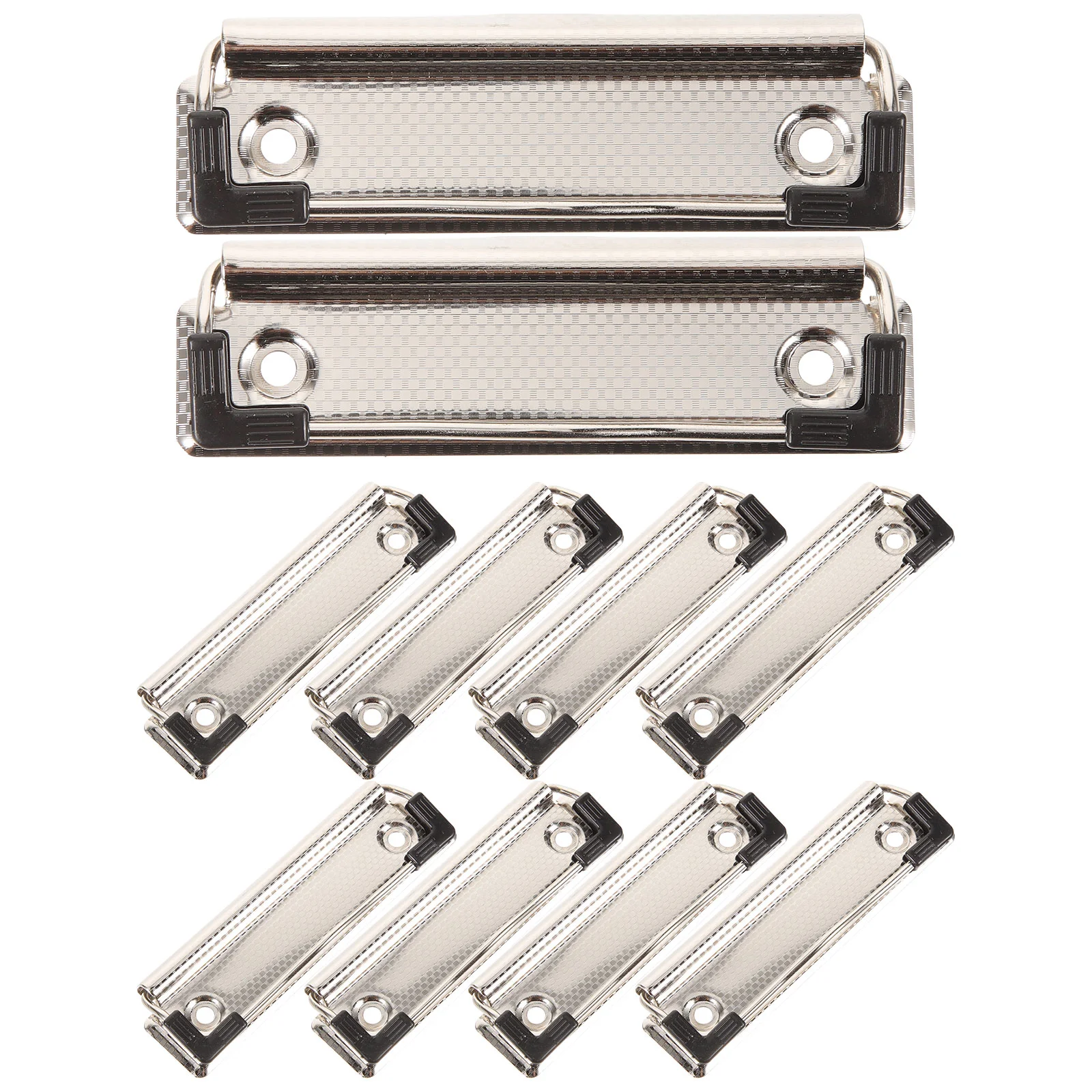 

10 Pcs Clip Ins Teacher Clipboard Clips Mini 10cm Planner Metal Office Supply Contractors