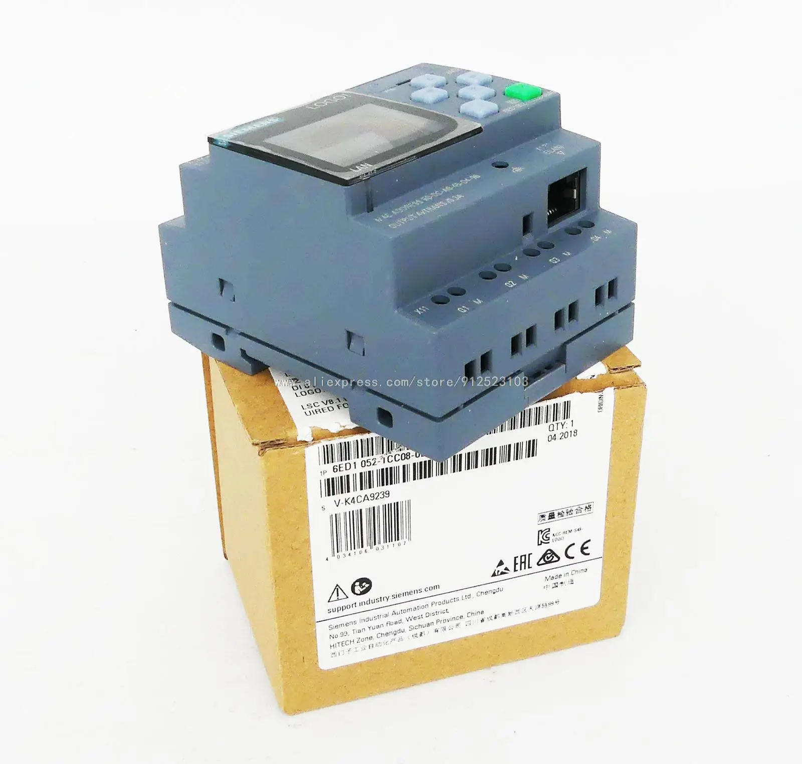 

6ED1052-1CC08-0BA0 LOGO! 24CE Logic Module Replace 6ED1052-1CC01-0BA8 Original New In Box