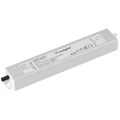 Блок питания ARPV-12030-B (12V 2.5A 30W) | Лампы и освещение