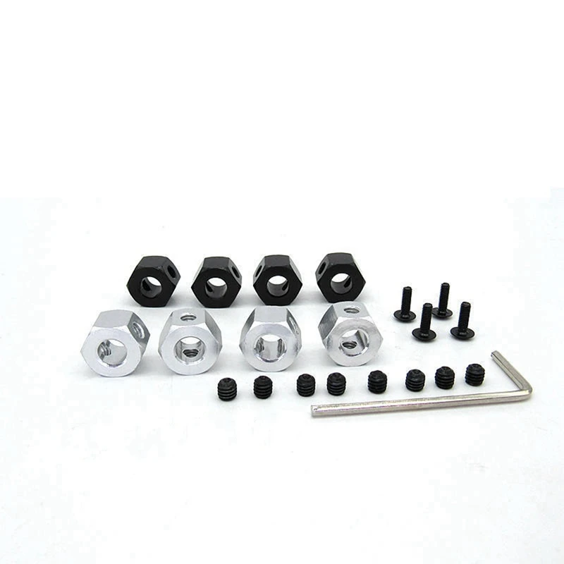 

4 шт., набор металлических адаптеров для колес WPL D12 C14, 5-12 мм