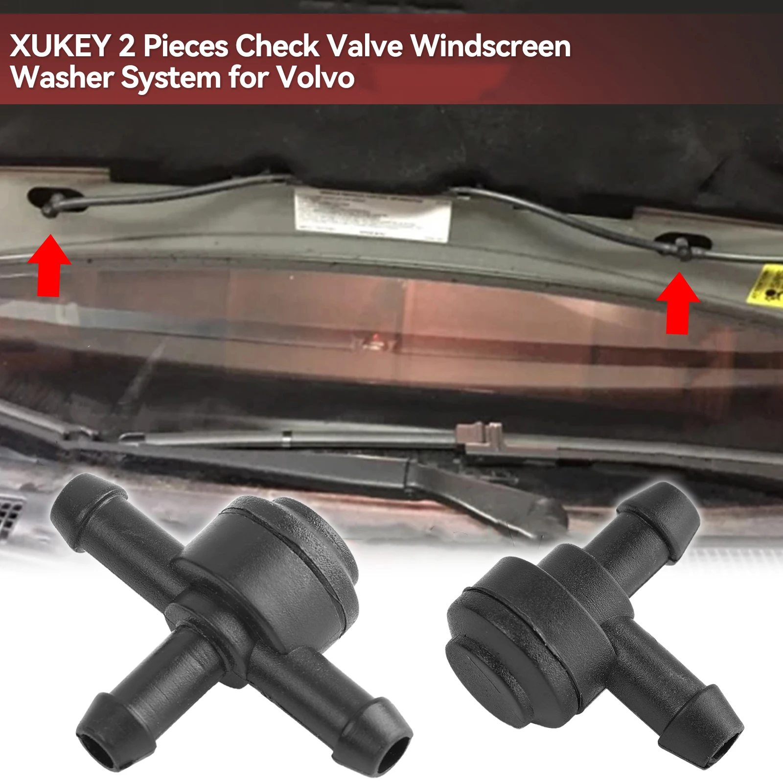 Клапан омывателя лобового стекла Т-образные клапаны 3-ходовой T-образный разъем